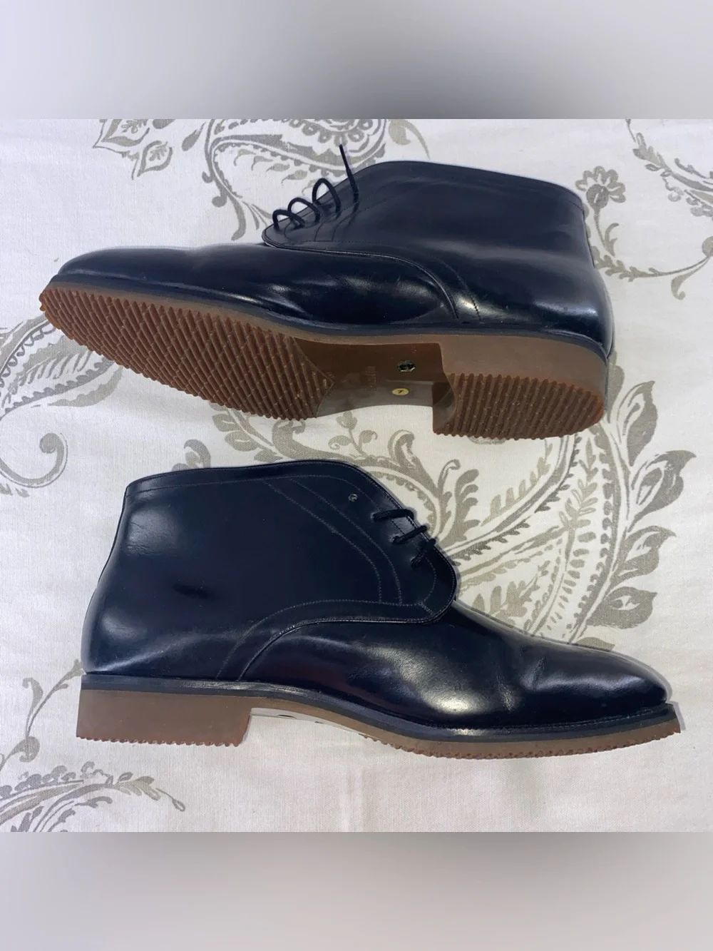 Vintage Dress Chukka Shearing Lined Size 10 Made In Italy
